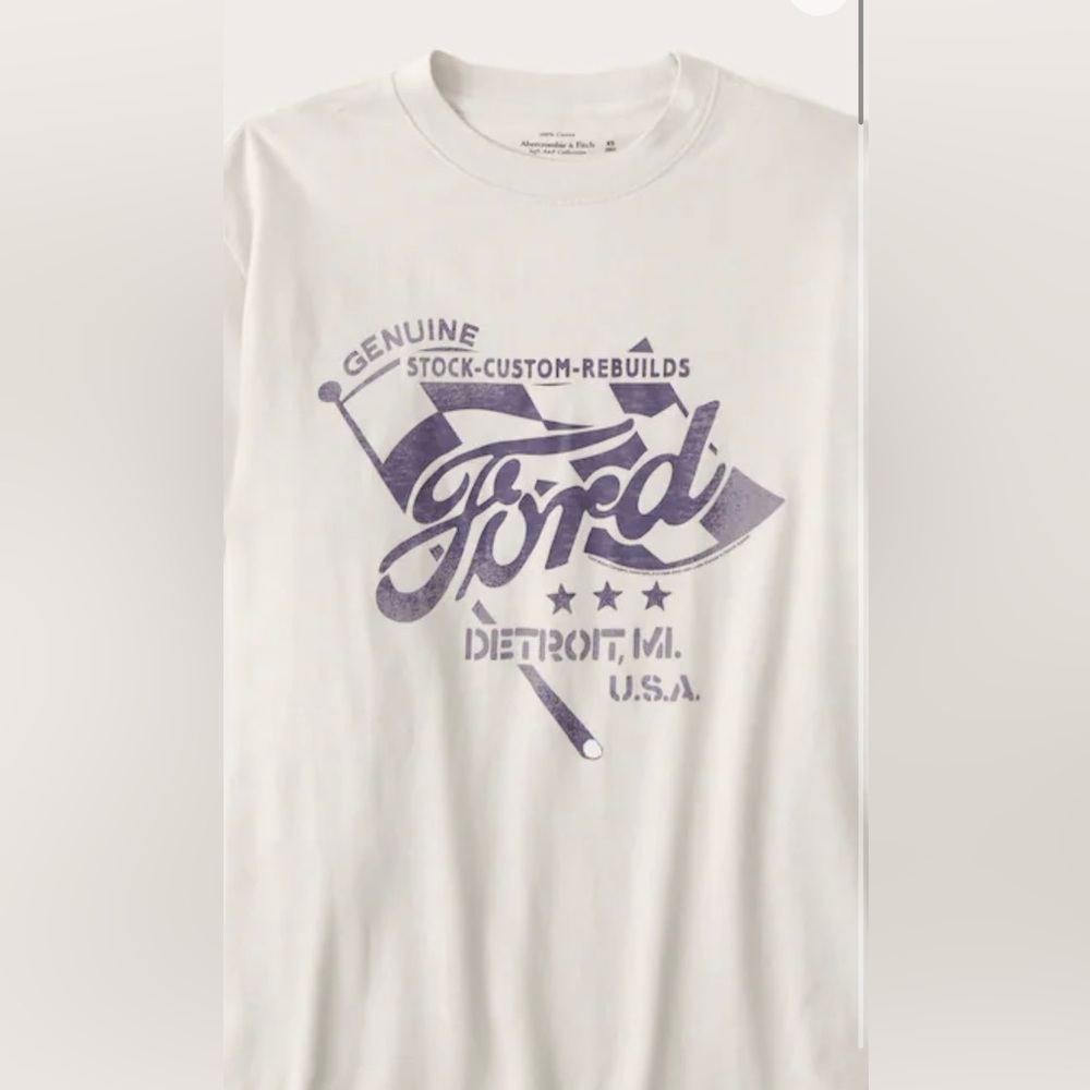 NWT Abercrombie Ford Tee